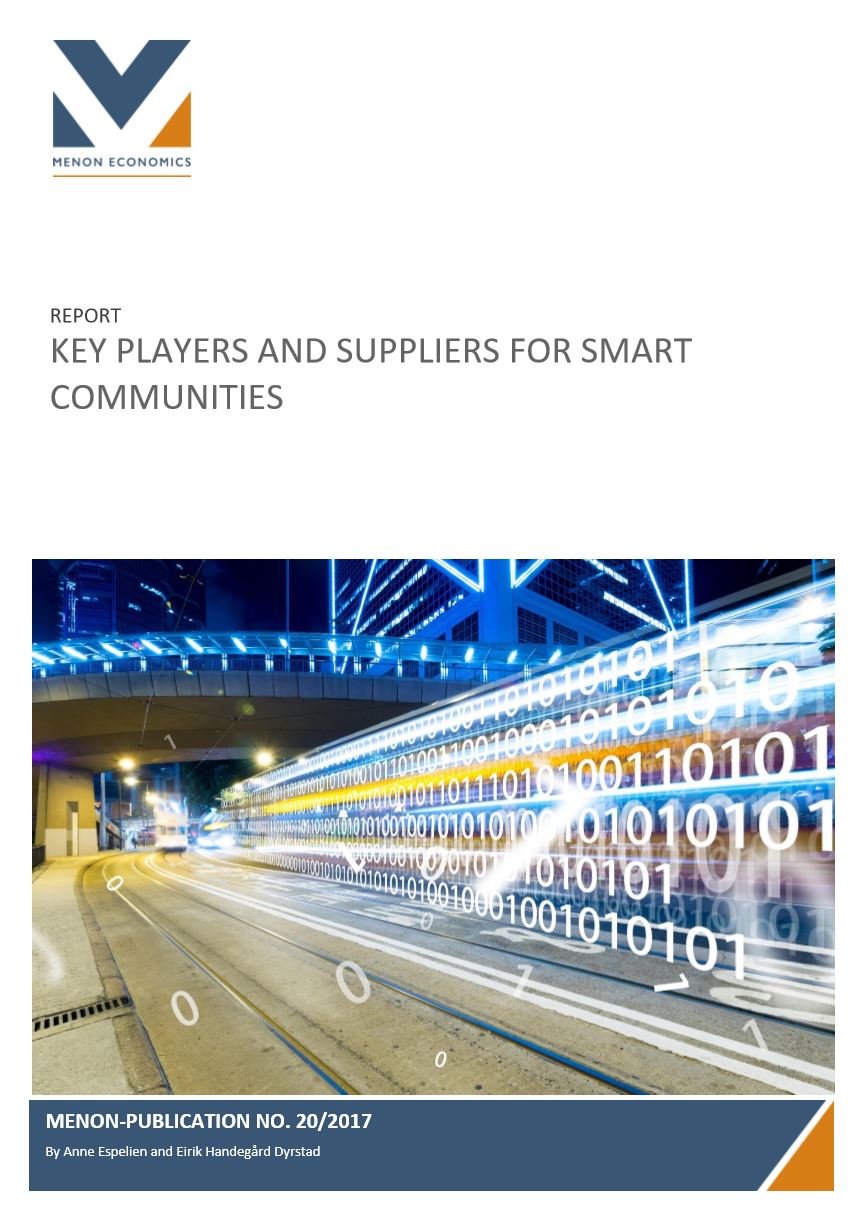 Key players and suppliers for smart communities