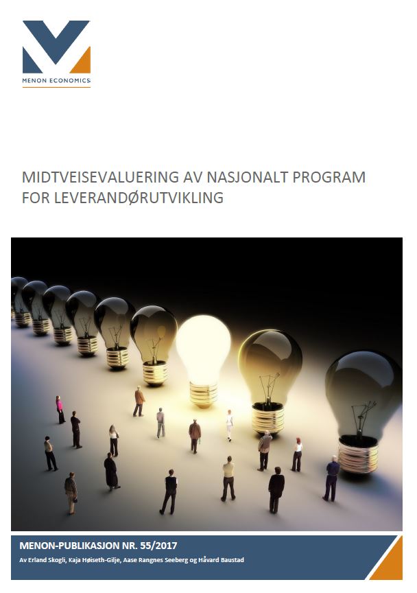 Midtveisevaluering av Nasjonalt program for leverandørutvikling