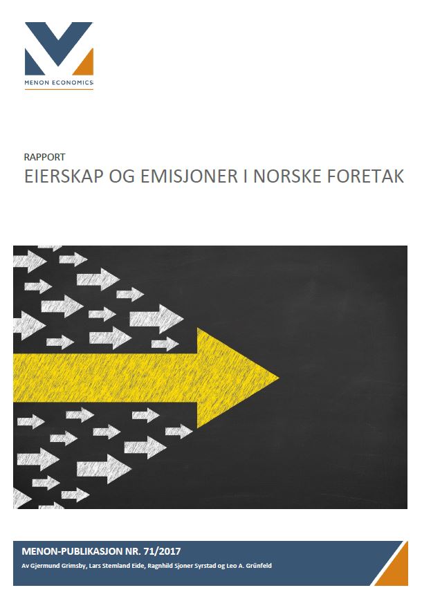 Eierskap og emisjoner i norske foretak