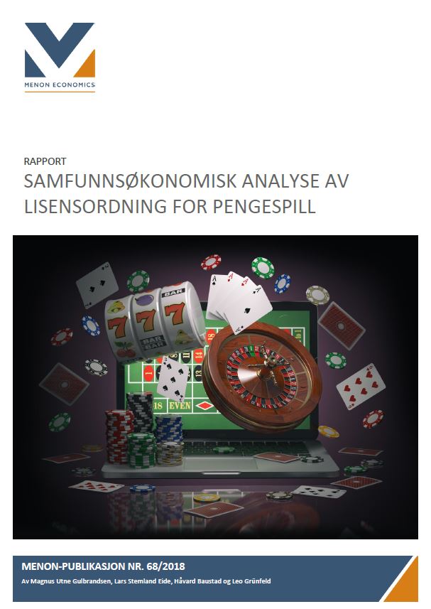 Samfunnsøkonomisk analyse av lisensordning for pengespill
