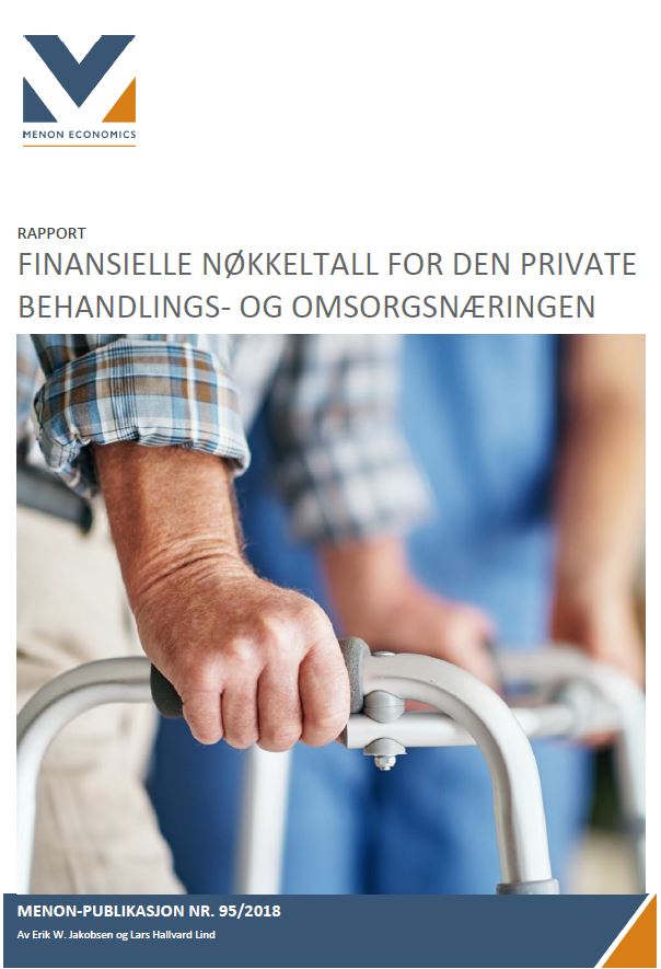 Finansielle nøkkeltall for den private behandlings- og omsorgsnæringen