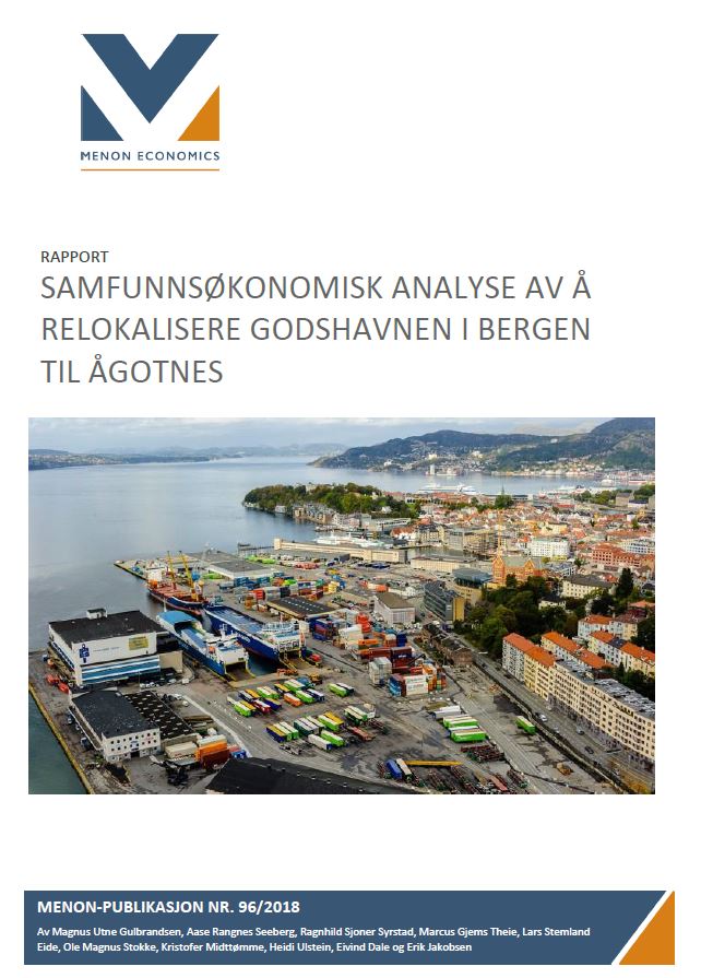 Samfunnsøkonomisk analyse av å relokalisere godshavnen i Bergen til Ågotnes