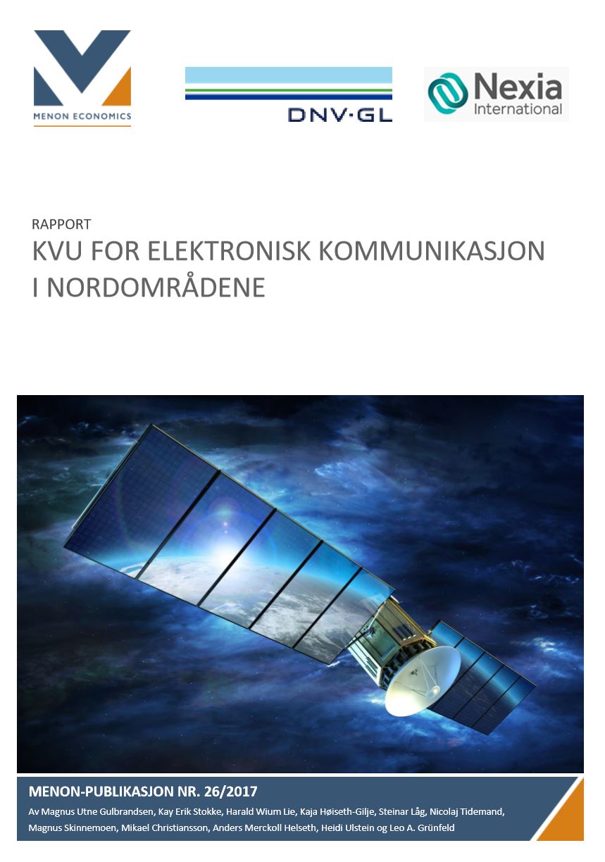 KVU for elektronisk kommunikasjon i nordområdene