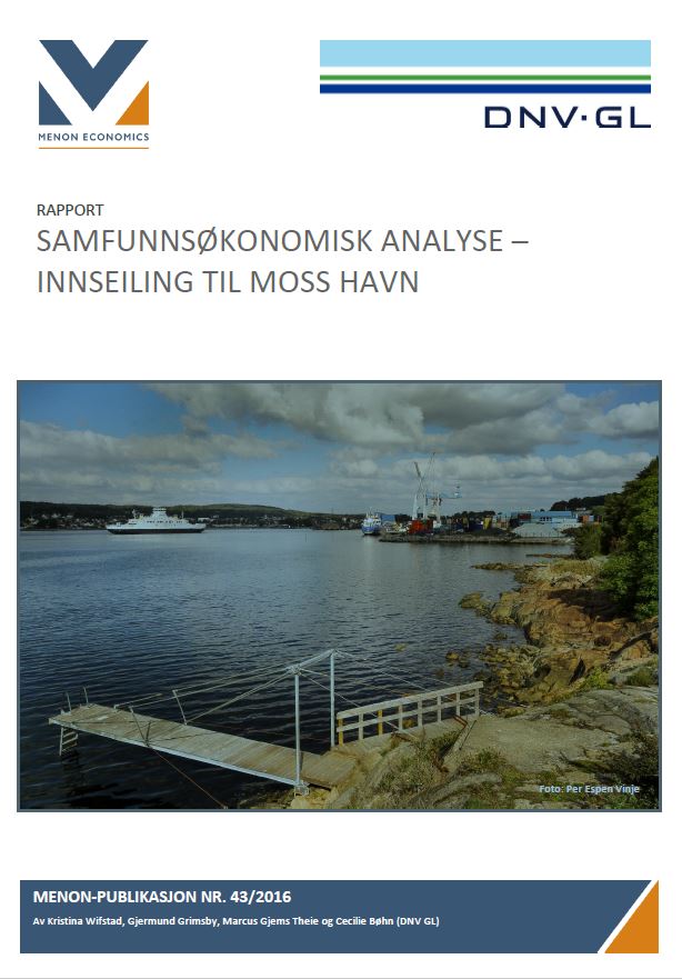 Samfunnsøkonomisk analyse – Innseiling til Moss havn