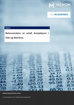 Behovsanalyse av antall drosjeløyver i Oslo og Akershus.