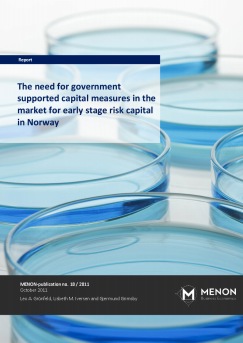 Early stage funding in Norway: Is there a need for government supported capital measures?